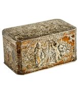 Antique German Hinged Repousse Box 800 Silver Decorated w/ Autumn Scenes... - €709,31 EUR