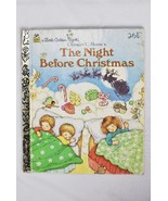 The Night Before Christmas Little Golden Book Hardcover Clement C Moores - £7.86 GBP