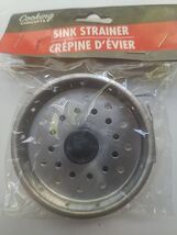 Kitchen Metal Sink Strainer  with rubber stopper by Cooking Concepts - $8.90