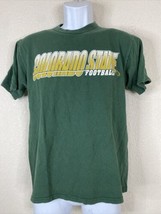 Russell Men Size S Green Colorado State Rams T Shirt Short Sleeve Football - £5.62 GBP