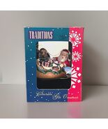 NEW Ornament Traditions Santa Paddling Canoe with gifts - $6.93