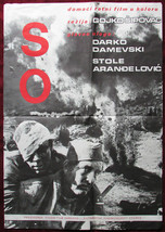 1973 Original Movie Poster So Salt Sipovac Susic Damevski Yugoslavia Serbia - £23.54 GBP