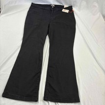 Knox Rose Womens Flare Jeans Black Stretch Plus Size 22 - $19.80