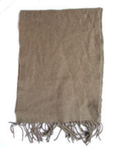 Lord &amp; Taylor Cashmink Acrylic Scarf Made in Germany Cocoa Brown Vintage... - £9.74 GBP