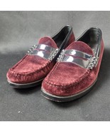 WEEJUNS GH Bass Velvet Penny Loafer Men 8D Larson Smoking Shoes Holiday ... - $79.87 CAD