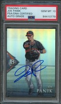 2013 Bowman Platinum #BPP83 Joe Panik signed card PSA Auto 10 Slabbed Giants - £47.95 GBP