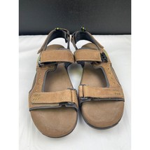 Dunham Men&#39;s Brown Leather Strap Sandals/Shoes Size 11D SKU 4040 - $28.04