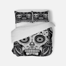 Day of the Dead Skull  Bedding Set 3Pcs Comforter Cover  - £62.22 GBP