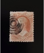 1873 30c Official Department of War Stamp, Rose Scott O92 Used F/VF - $4.43 CAD