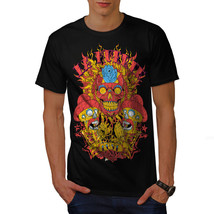 Wellcoda Day Of Dead Muerte Mens T-shirt, Mexican Graphic Design Printed Tee - £14.87 GBP+
