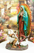 Ebros 10&quot;H Statue Our Lady Of Guadalupe San St Juan Diego Figurine Statue - £38.31 GBP