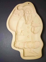 Brown Bag cookie art mold Santa Claus Saint Nicholas Hill Design 1983 - £10.35 GBP