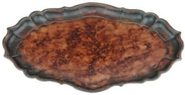 Plaque TRADITIONAL Lodge Scalloped Edge Table Top Resin Hand-Cast Hand-P... - $179.00