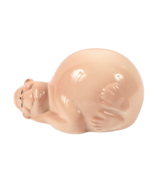 Vintage Piggy Bank Sleeping Monkey 6 X 4 Inches Humorous - $12.99