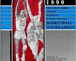 43rd Annual National Junior College Basketball Program 1990 Hutchinson K... - $27.72