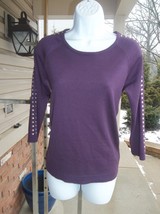 Nwt Zac&amp;Rachel Purple Studded Sweater S - £15.80 GBP