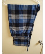 SONOMA MENS PLAID PAJAMA BOTTOM SZ XXL NEW DRAW STRING #9241 - £10.20 GBP