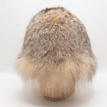 Vintage Women Grey &amp; White Rabbit Fur Hat Saks Fifth Ave-
show original ... - $110.30