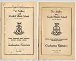 1955 &amp; 1956 Fort Sill The Artillery &amp; Guided Missile School Graduation E... - $31.68