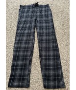 NWOT Joe Fresh Mens Size L (Meas 34X31.5) Black Plaid Drawstring Pajama ... - £11.71 GBP