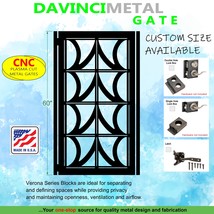 Verona Series 5976 Modern Metal Gate, Custom Pedestrian Gate, Garden Gat... - $1,199.00