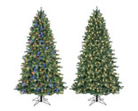 GE 7-ft Colorado Spruce Pre-lit Artificial Christmas Tree Color Change L... - £220.62 GBP