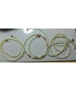 Vintage Mother of Pearl Bead Necklaces  Lot of 3 - $55.00