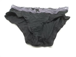 Adore Me Women&#39;s Hipster Lace Panty 07587 Black Size Medium - £3.71 GBP