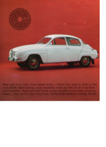 SAAB FRONT WHEEL DRIVE FLYER CAR  INFOSHEET Fc2  - $42.75