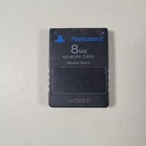 Sony PlayStation 2 PS2 Memory Card Official OEM 8MB SCPH-10020 Black - $11.98