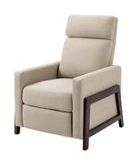 Reclining Sofa Chair with Armrest and Footrest Grey - $482.13