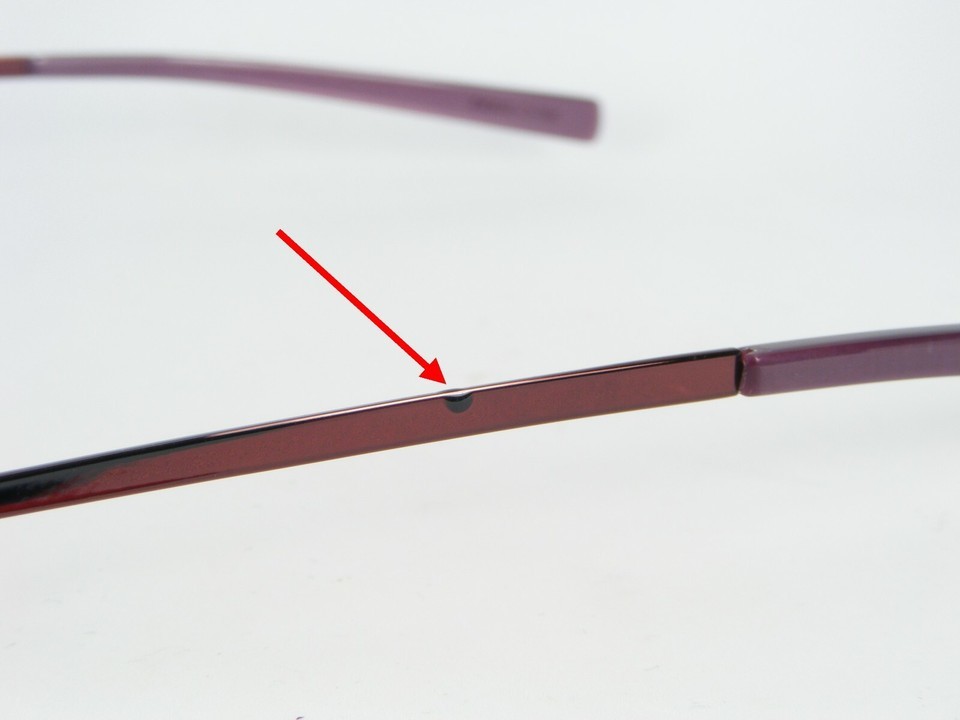 NEW PEPSI 6642 BU BURGUNDY EYEGLASSES GLASSES FRAME P6642 47-18-140 mm (NOTES) Item image 6