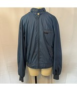Vintage Members Only Blue Bomber Jacket Size 42 Made in Hong Kong 80s Style - $102.50 CAD