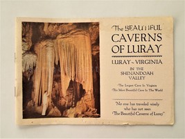 Vintage Luray Caverns Souvenir Photo Booklet Shenandoah Valley Va Cave Limestone - £25.50 GBP