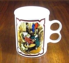 Vintage Made In Japan Ceramic 2 Finger Handle Merry Christmas Coffee Cup... - $19.52