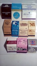 Assorted Matchbooks Lot Golden Ox /LK/ French Lick Springs /Anthony&#39;s 10 Total - £11.77 GBP