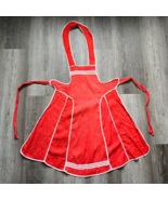 Vintage Bib Apron Womens Waist Tie Housewife Kitchen Costume Cosplay Ret... - £15.75 GBP
