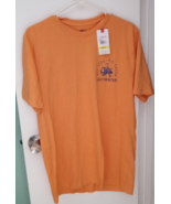 NWT  Izod Saltwater Big Seas Catch Fish Orange Med T-Shirt Summer Beach - $293.86 MXN