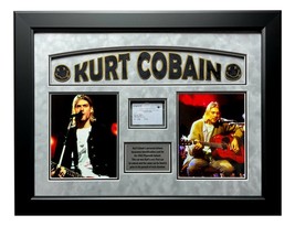 Kurt Cobain Personal Drivers Car Insurance ID Card Framed Nirvana Un Signed RARE - £11,618.24 GBP
