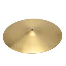 Professional 18&quot; 0.8mm Copper Alloy Ride Cymbal for Drum Set Golden - £39.95 GBP