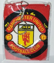Manchester United Coin Purse Keychain - $285.56 MXN