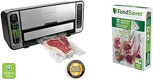 FoodSaver Automatic Vacuum Sealing System Bundle with Vacuum Bags and Rolls - £510.80 GBP