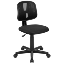 Ergonomic Mid-Back Black Mesh Swivel Task Chair for Office Comfort - $2,515.12 MXN