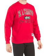 Champion x Supreme Stay In School Sweatshirt Red sz M NWOT Authentic - $111.53 CAD