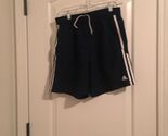 Adidas Women's Athletic Shorts Basketball Size M Blue White - $29.64
