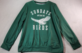 Sundays Are for the Birds Eagle Sweatshirt Women Large Green round Neck ... - £10.59 GBP