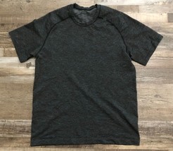 Lululemon Shirt Mens Large Black Vent Tech Gym Run Performance Smart Casual - $24.10