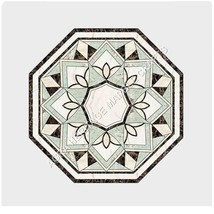 18&quot; Marble Coffee Octagon Table Top Handmade Inlay Mosaic Decorative Patio H5026 - £439.58 GBP