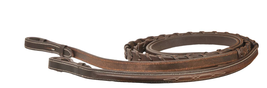 Da Vinci Fancy Raised Laced Reins with Hook Stud Ends - $85.50