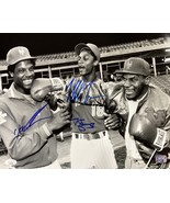 Mike Tyson Doc Gooden Darryl Strawberry Signed 11x14 NY Mets B&amp;W Photo 2... - £128.91 GBP